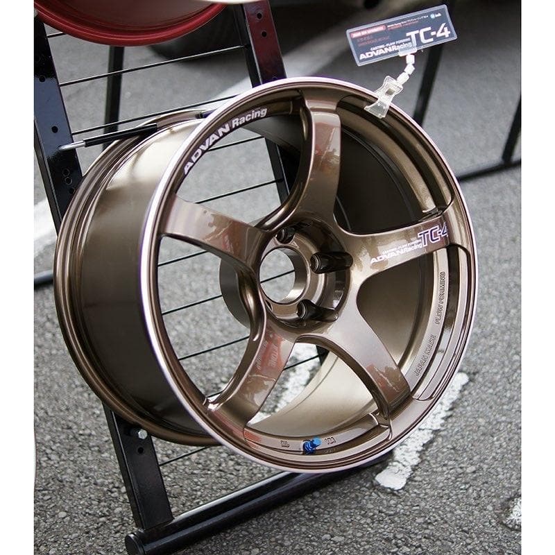 Advan Racing TC-4 18x9.5 +45 5-114.3 in Umber Bronze and Ring (15+ WRX STI)