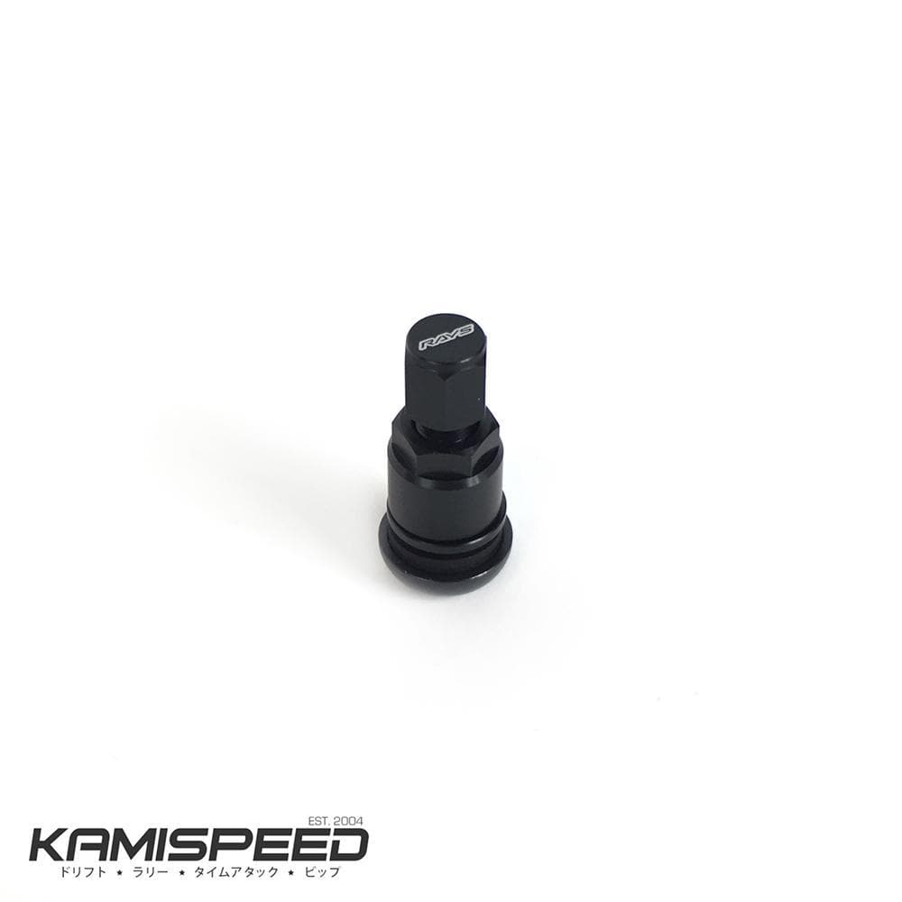 Volk Racing Rays Valve Stem Caps Black - Universal