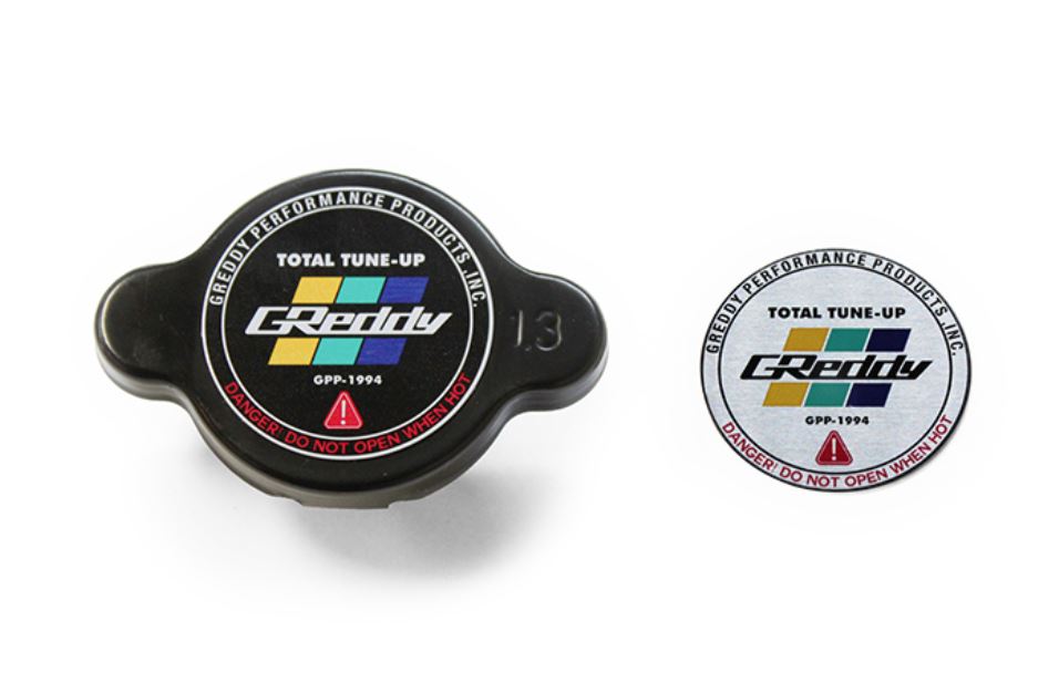 GReddy Type-S 1.3 Radiator Cap Most Nissan / Subaru / Mazda / Mitsubishi / Some Toyota - Black (13911002)