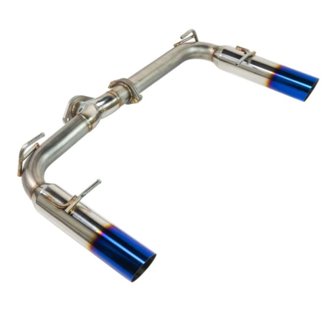 Remark 2022+ Subaru BRZ/Toyota GR86 BOSO Axle Back Exhaust w/Burnt Stainless Steel Tip (RO-TTZ8-SL)