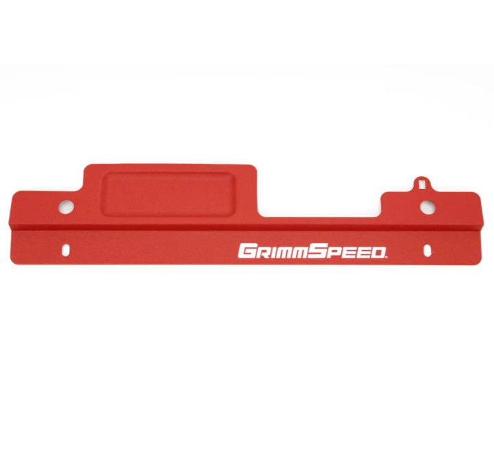 GrimmSpeed Radiator Shroud w/Tool Tray - Red