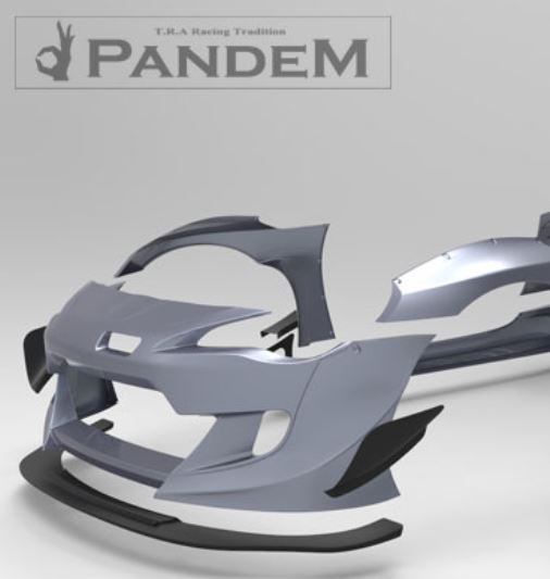 Pandem Scion FR-S Wide Body V3 Front Fenders