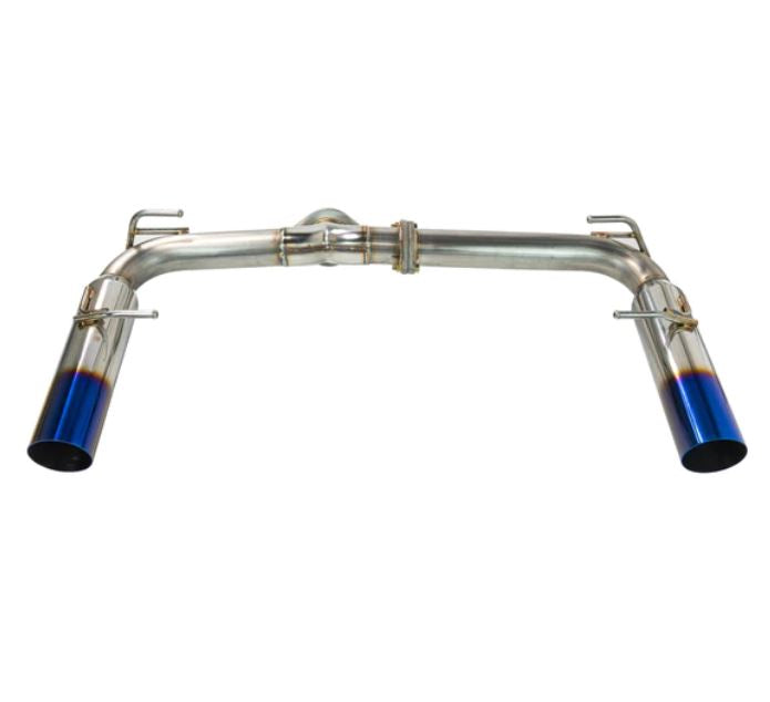 Remark 2022+ Subaru BRZ/Toyota GR86 BOSO Axle Back Exhaust w/Burnt Stainless Steel Tip (RO-TTZ8-SL)