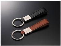 HKS LEATHER KEYRING CAMEL