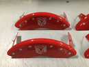 MGP 4 Caliper Covers Engraved Front RAM Engraved Rear RAMHEAD Red finish silver ch | 55002SRMHRD Scratch & Dent