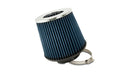 Vibrant Open Funnel Perf Air Filter (5in Cone O.D. x 5in Tall x 3in inlet I.D.) - Chrome Filter Cap