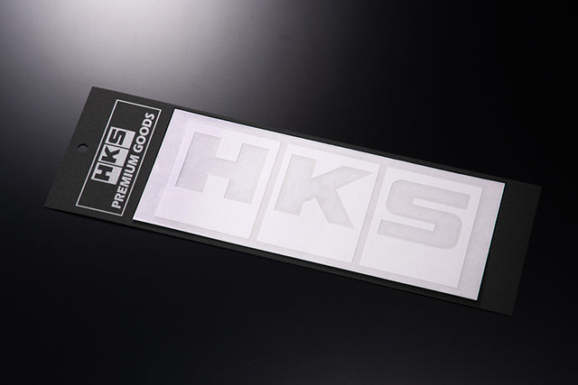 HKS LOGO Sticker W220 WHITE - (51003-AK153) – KamiSpeed.com