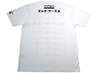 HKS T-SHIRT KATAKANA WHITE 2L