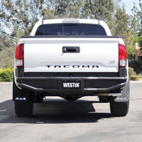 Parachoques trasero Westin 16-22 Toyota Tacoma Outlaw - Negro texturizado (58-81045)