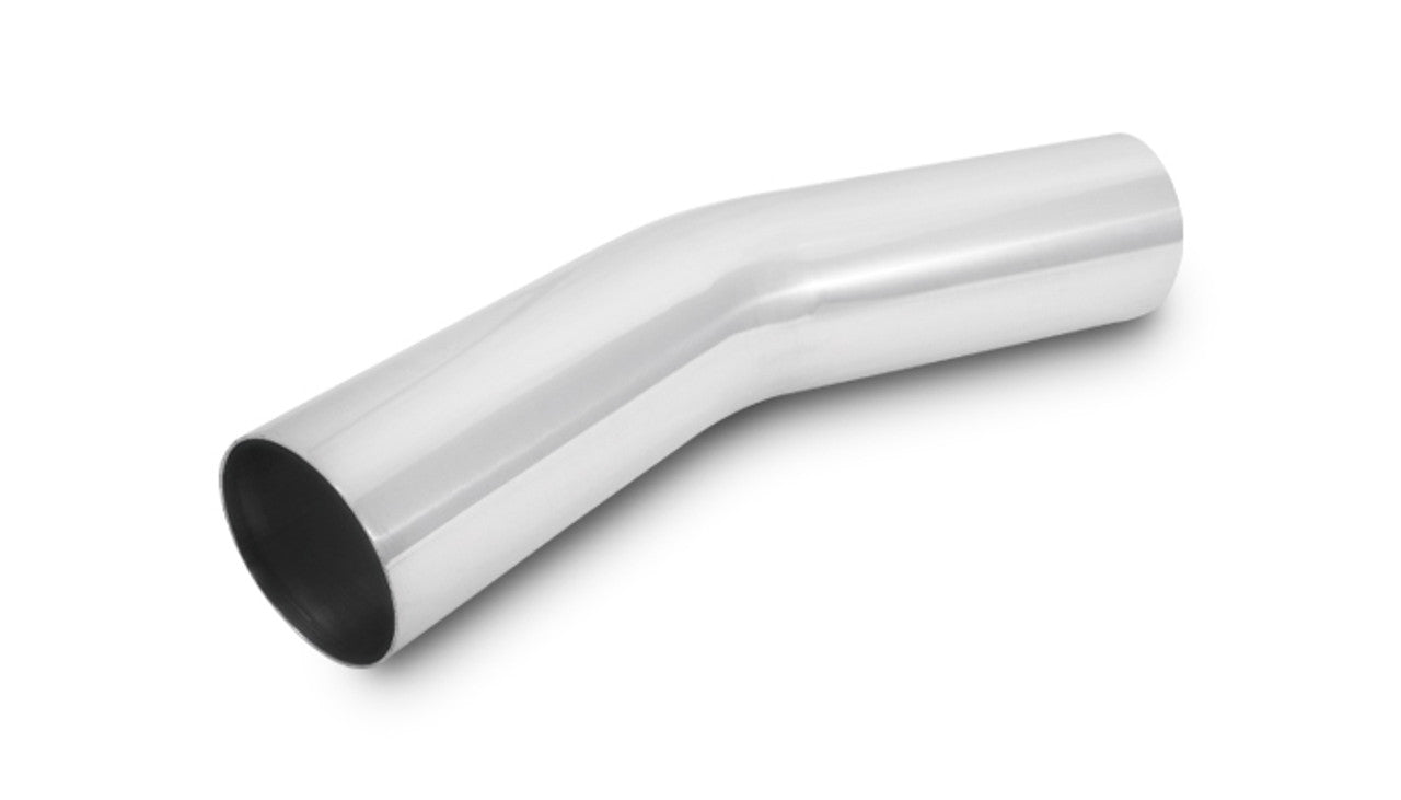 Vibrant 2.5in O.D. Universal Aluminum Tubing (30 degree Bend) - Polished (2808)