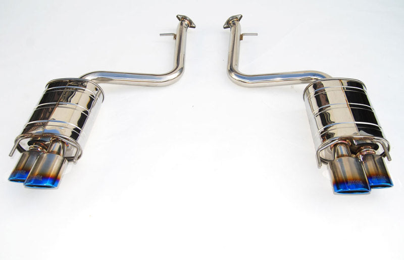 Invidia 14+ Lexus RC350/200T Titanium Quad Rolled Tip Axel-Back Exhaust