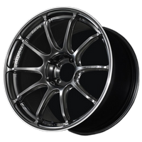 Advan RSIII 18x8.5 +38mm 5-114.3 Racing Hyper Black & Ring Wheel