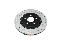 DBA 2021+ Toyota GR Yaris 5000 Series Drilled Front Brake Rotor (53922BLKXD)