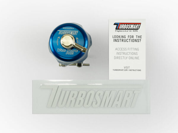 Turbosmart BOV Vee Port Pro - Blue (TS-0601-1222)