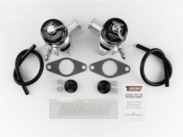 Turbosmart Nissan GTR R35 Dual Port Smart Port BOV's - Black (TS-0215-1027)