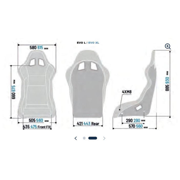 Asiento Sparco EVO L QRT (008013RNR)