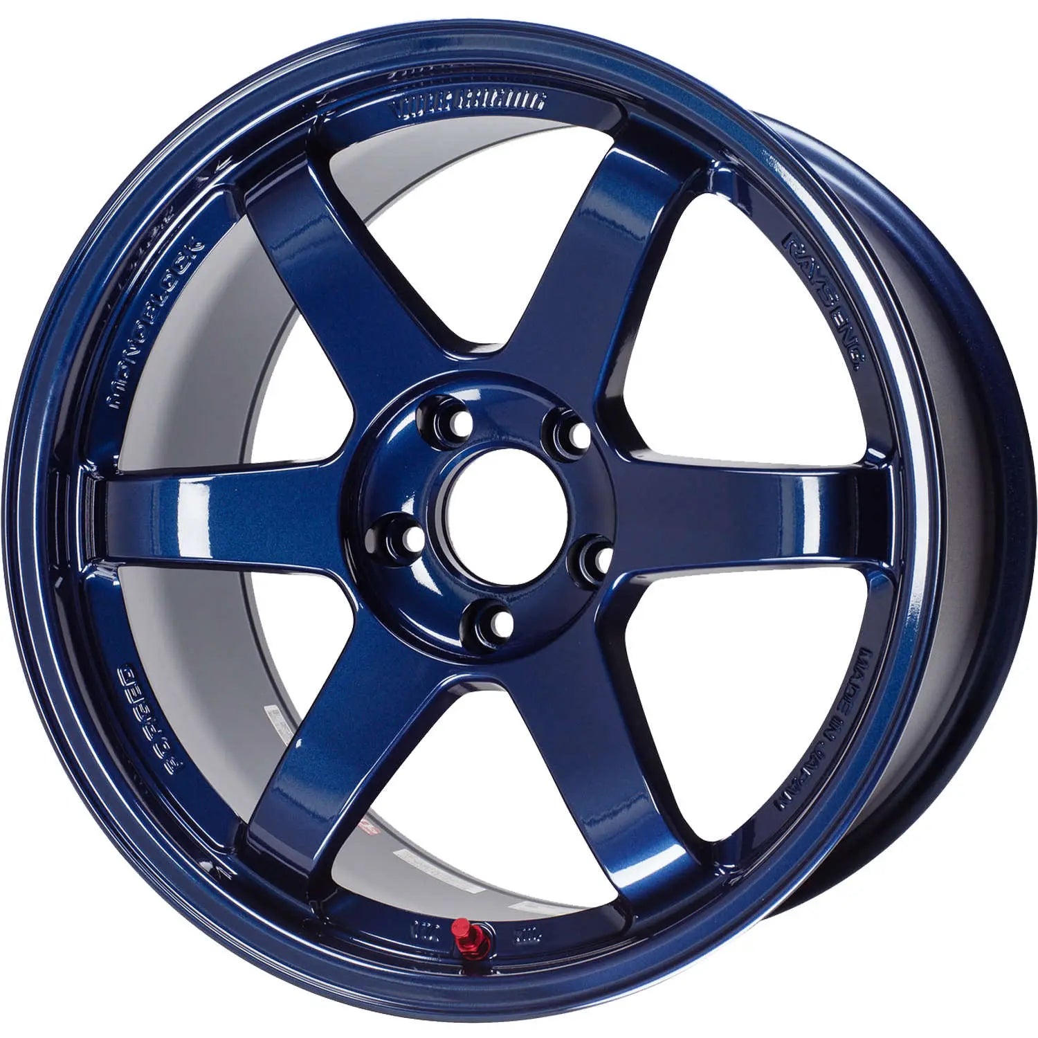 Volk Racing TE37SL 18x9.5 +22 5x114.3 Wheel in Mag Blue