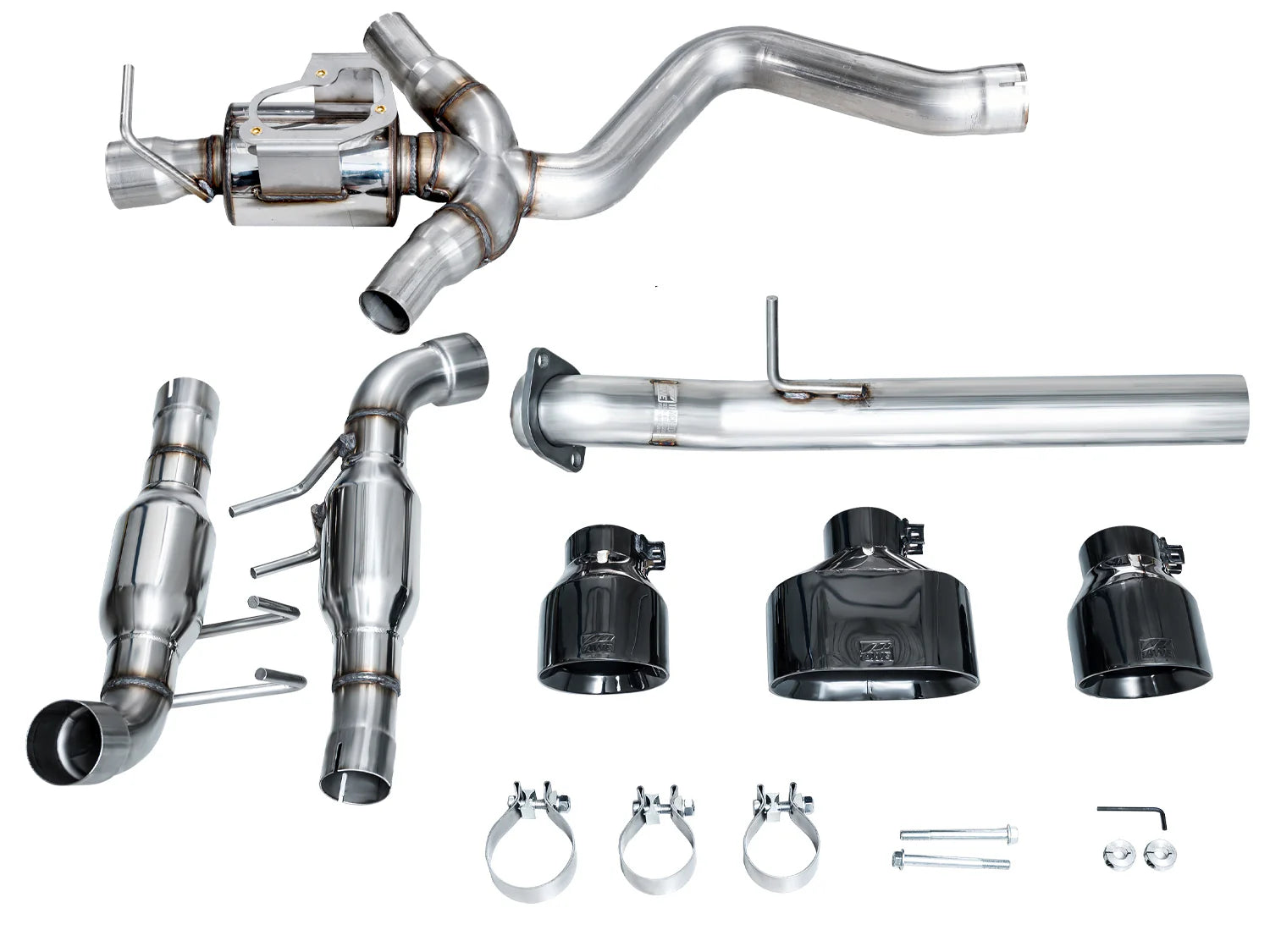 AWE Tuning 2023+ Toyota GR Corolla Track Edition Cat-Back Exhaust with Diamond Black Tips