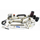 Kit turbo de desplazamiento único ETS con Garrett G35-1050 Turbo y Vband con tubo superior de cabecera para Subaru STI 2015-2021