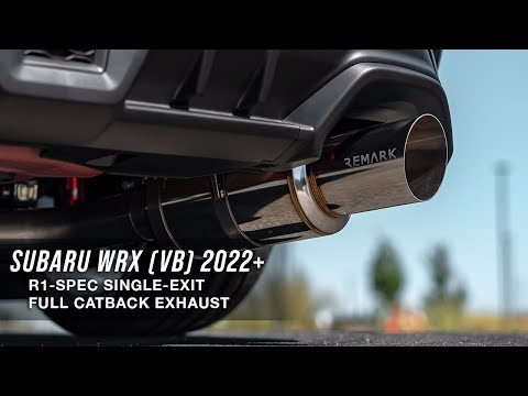 Observación 2022+ Subaru WRX VB R1-Spec Escape Catback - Titanio (RK-C1076S-03T)