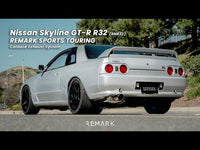 Remark Nissan Skyline GTR R32 CatBack Exhaust w/Single Stainless Steel Tip