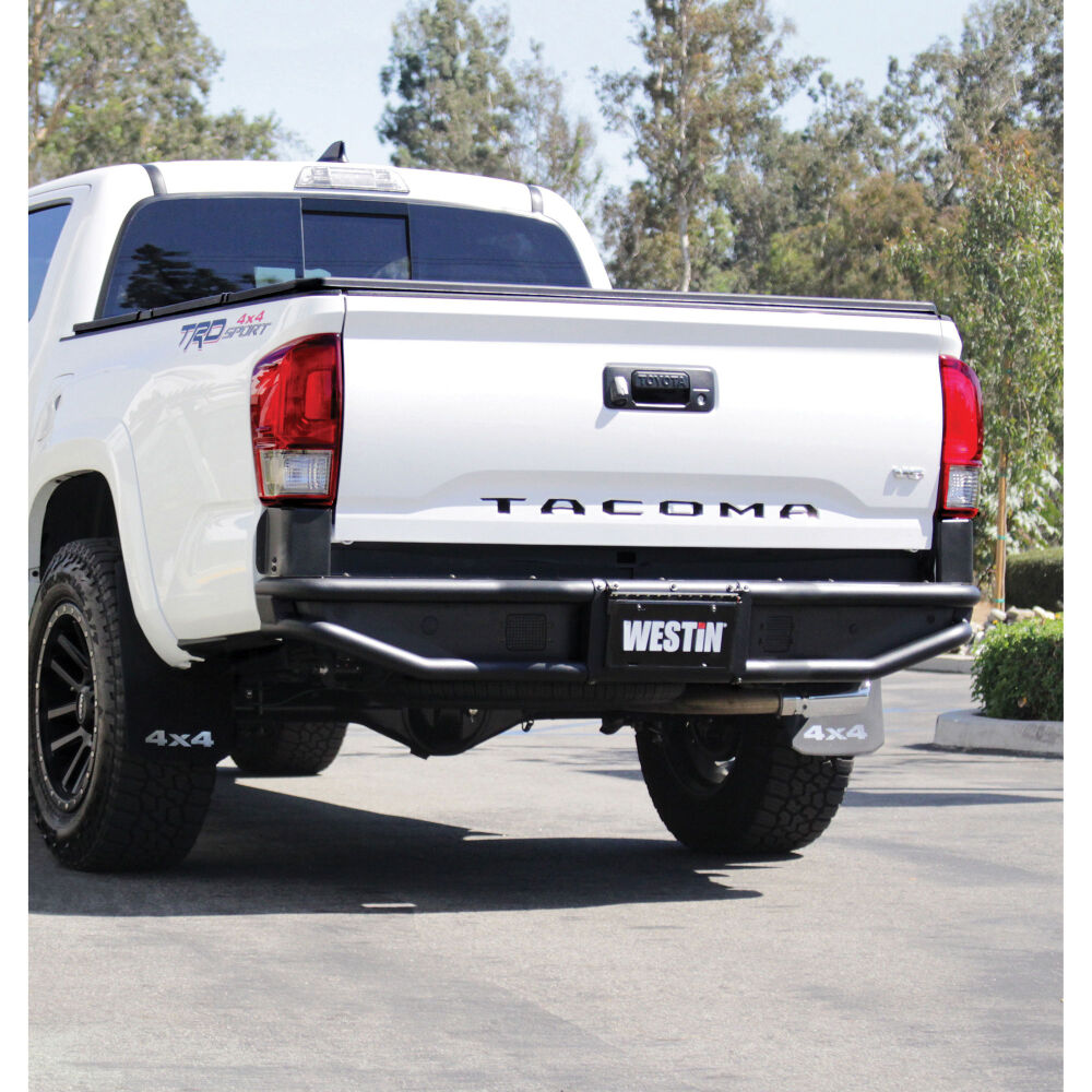 Westin 16-22 Toyota Tacoma Outlaw Rear Bumper - Textured Black (58-81045)