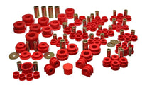 Energy Suspension 03-09 Nissan 350Z / 03-07 Infinity G35 Coupe Red Hyper-Flex Master Bushing Set