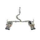 Remark 15-21 Subaru WRX/STi 4in Quad Cat-Back Exhaust Stainless Single Non-Resonated (remRK-C4076S-01)