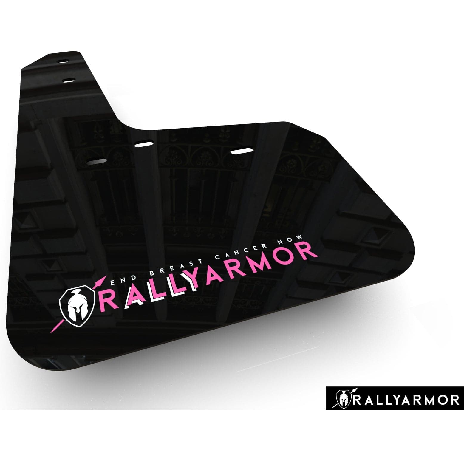 Rally Armor 2017+ Honda Civic Type R Black Mud Flap BCE Pink Logo