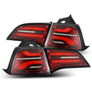 AlphaRex 20-22 Tesla Modelo Y PRO-Series Luces traseras LED rojo humo con Seq Sig