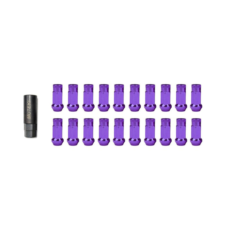 Muteki SR48 Extended Racing Lug Nuts 20pcs - Purple 