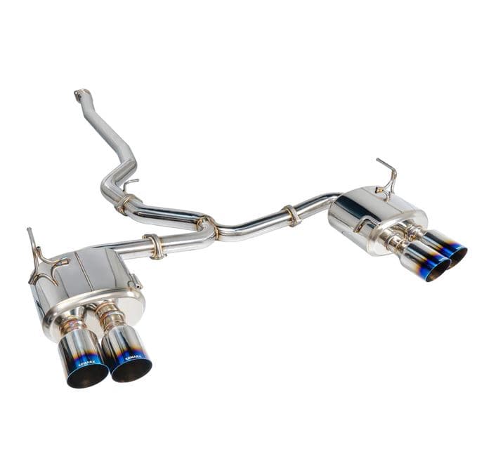 Remark 15-21 Subaru WRX/STi 4in Quad Cat-Back Exhaust Titanium Stainless Non-Resonated