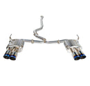 Remark 15-21 Subaru WRX/STi 4in Quad Cat-Back Exhaust Titanium Stainless Non-Resonated