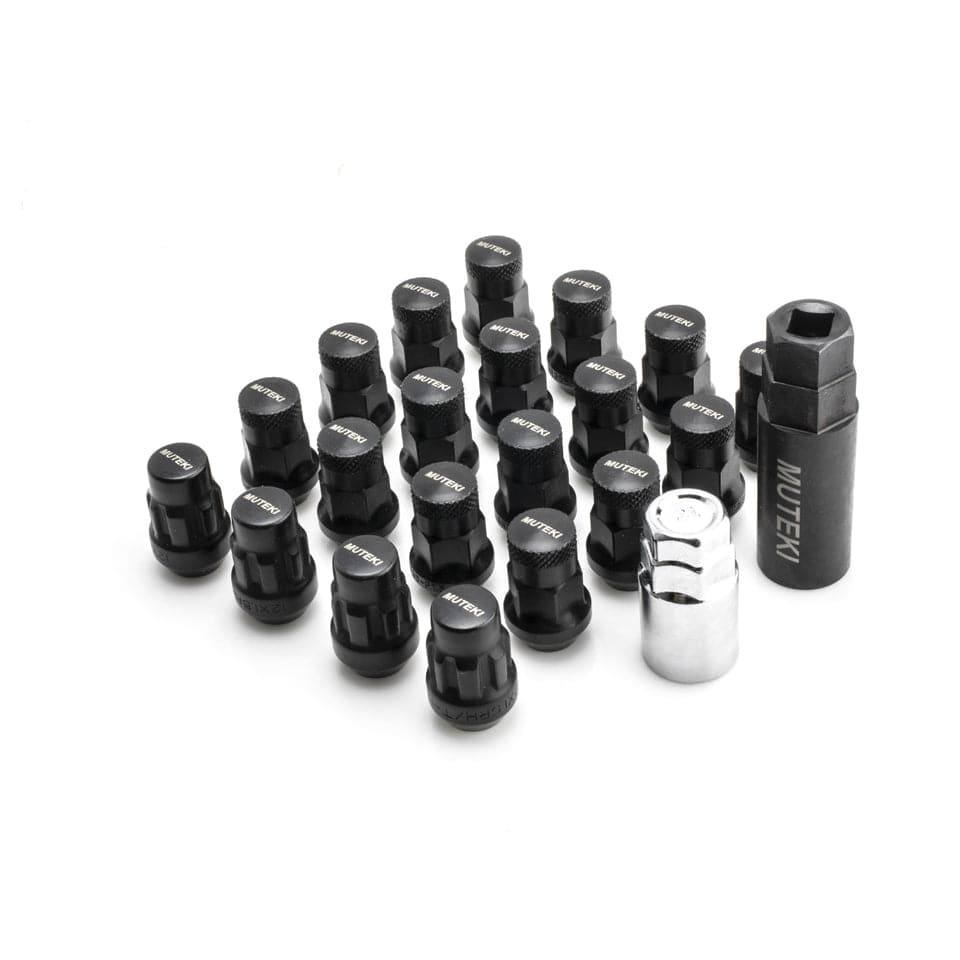 Wheel Mate Muteki SR35 Close End Lug Nuts - Black 12x1.50 – KamiSpeed.com