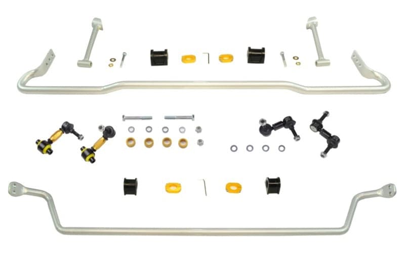 Whiteline 08-14 Subaru WRX Kit de barra estabilizadora delantera y trasera (BSK012)