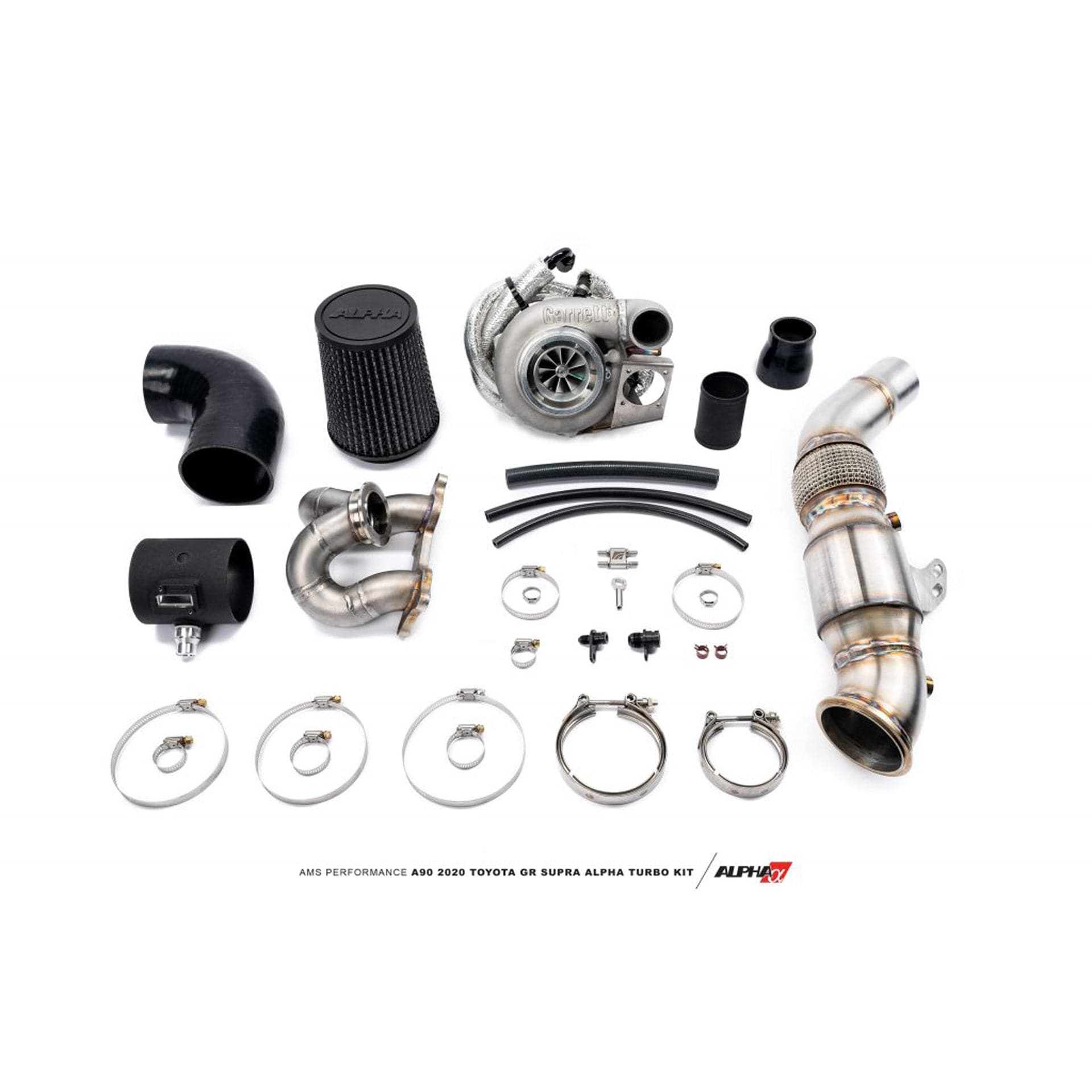 Kit turbo AMS Performance 2020 Toyota GR Supra A90 Alpha 6 GTX3076 GEN II (amsAMS.38.14.0001-2)