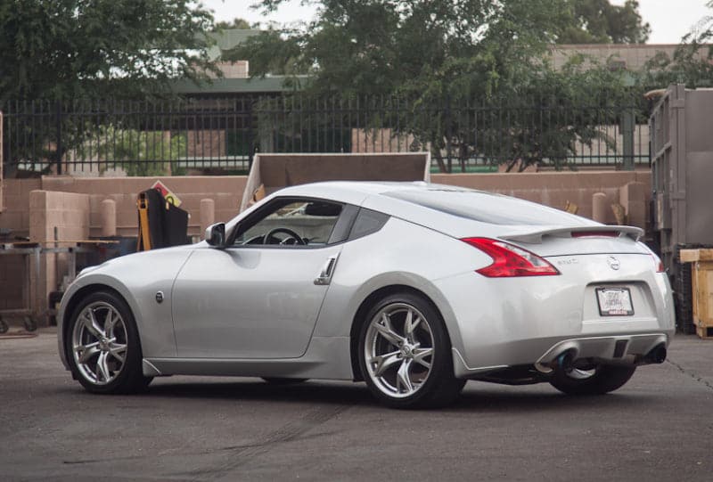 AP 09+ Nissan 370Z Escape con puntas de titanio Catback