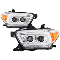 Spyder 16-18 Toyota Tacoma TRD Model Signature  Projector Headlights-Chrome (PRO-YD-TT16V1-SEQ-C)