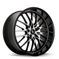 Konig Lace 17x7 10x100/114.3 ET40 Negro/Radio Machine