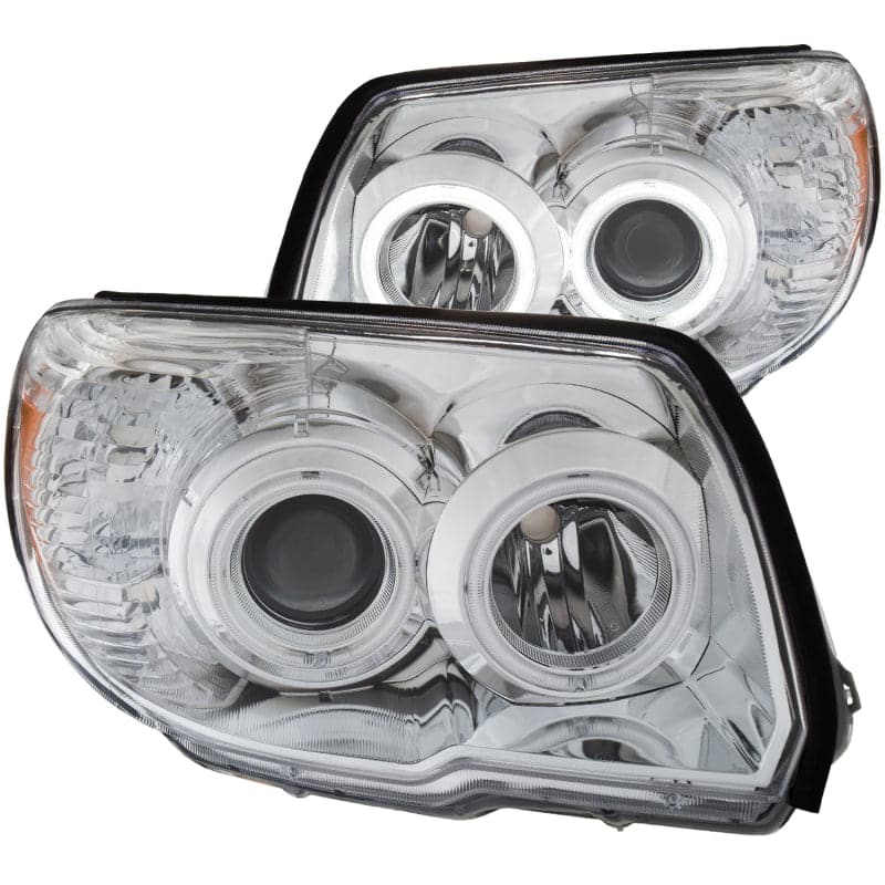 ANZO Faros delanteros proyectores Toyota 4Runner 2006-2009 con halo cromado