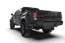 Rally Armor 16-23 Toyota Tacoma Black Mud Flap w/ Metallic Black Logo