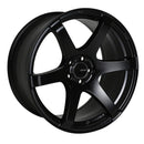 Enkei T6S 18x8.5 45mm Offset 5x100 Patrón de pernos 72.6 Diámetro Rueda negra mate