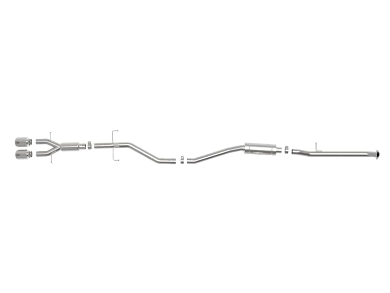 aFe Takeda 17-21 Honda Civic Si Sedan 2.5in Cat-Back Exhaust System w/ Polished Tips