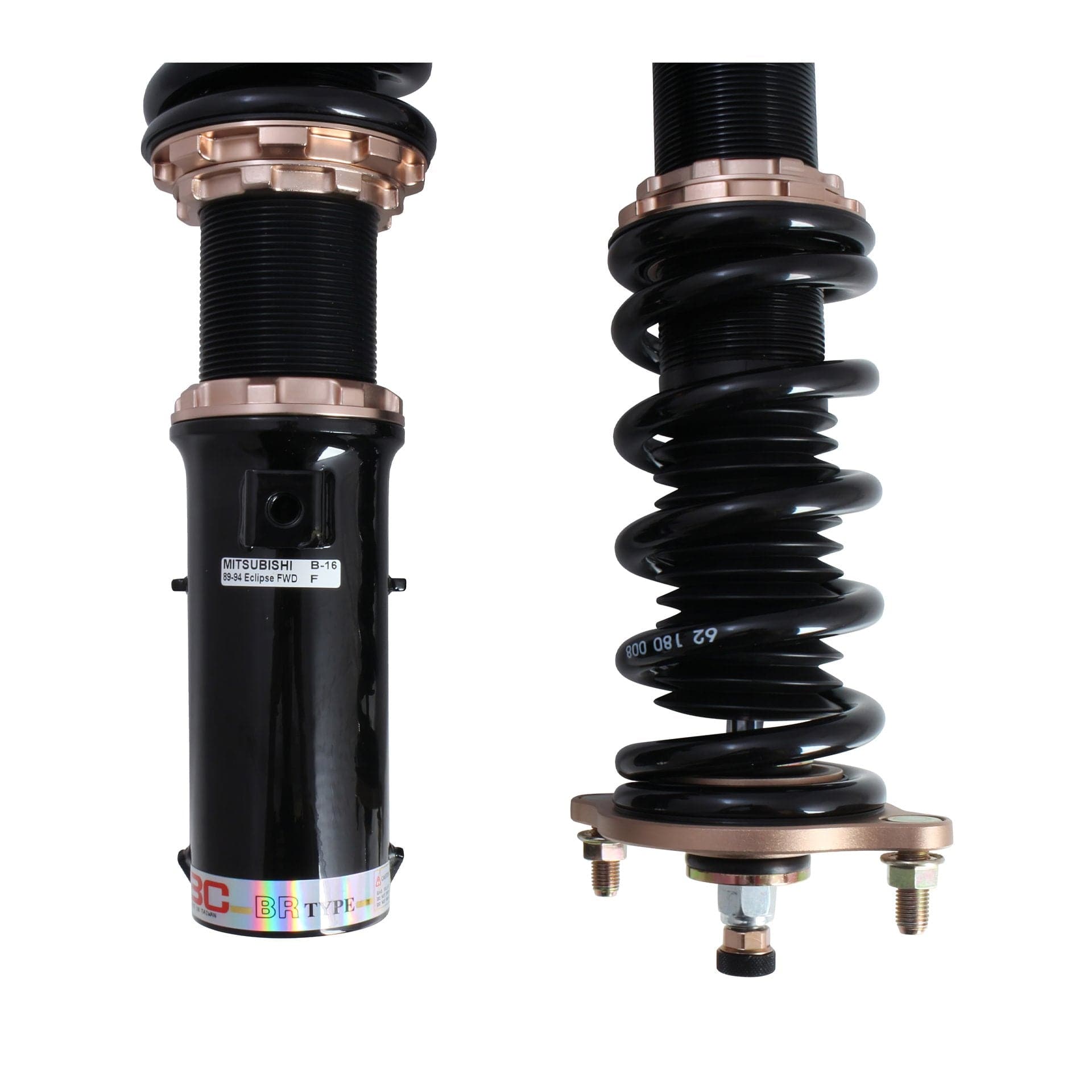 BC Racing BR Coilovers for 89-94 Mitsubishi Eclipse FWD (B-16-BR)