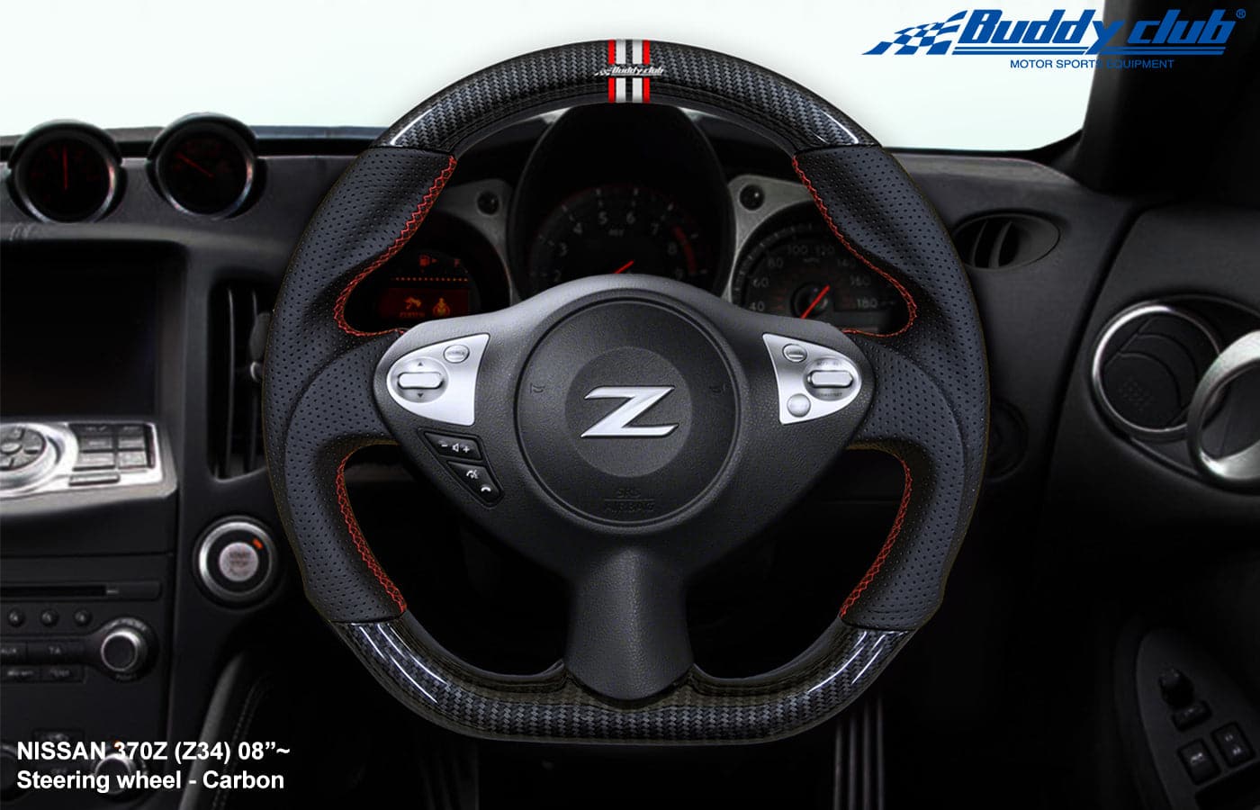 Buddy Club 370Z Sport Carbon Style Steering Wheel