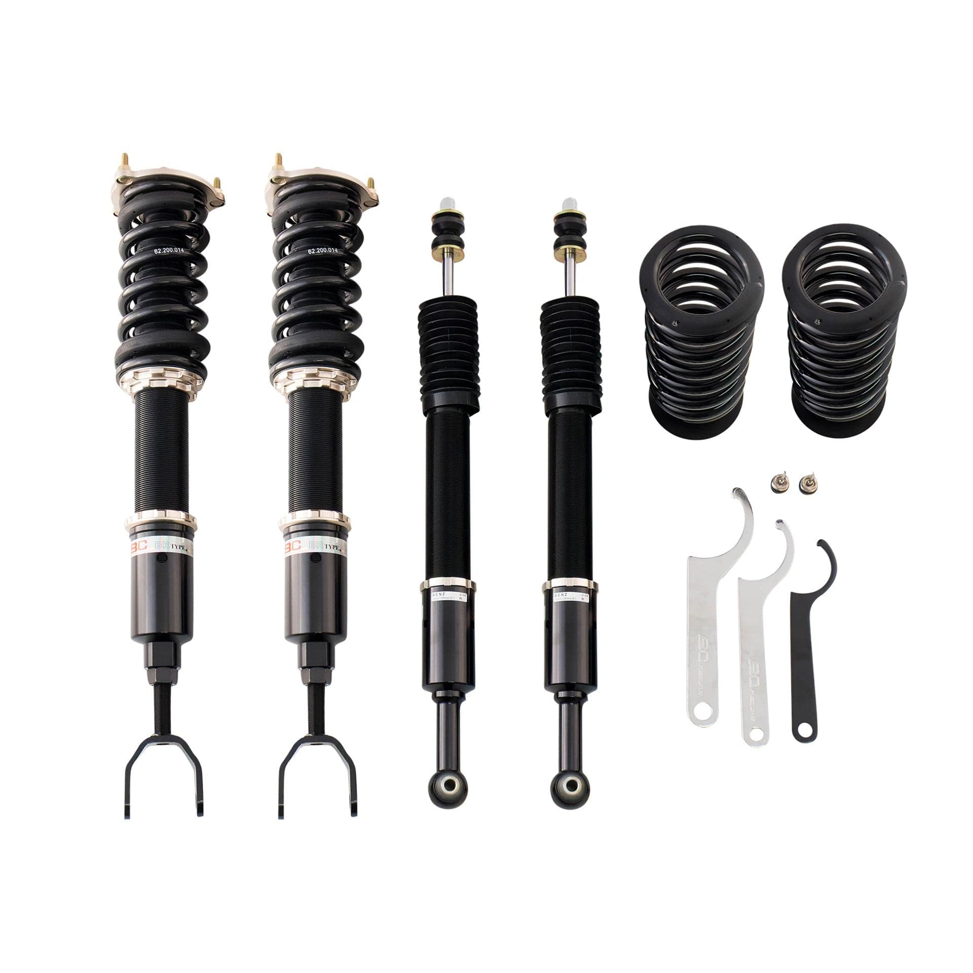 BC Racing BR Coilovers for 02-09 Mercedes-Benz E-Class Sedan (AiBC Racing RM Coilovers foratic**) (J-10-BR)