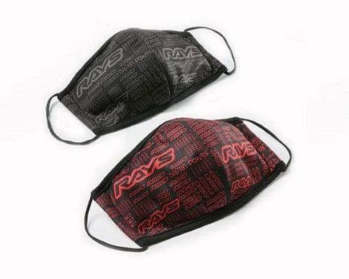 Rays Face Mask Red & Gray (Pair) (WRAYSMASK20)