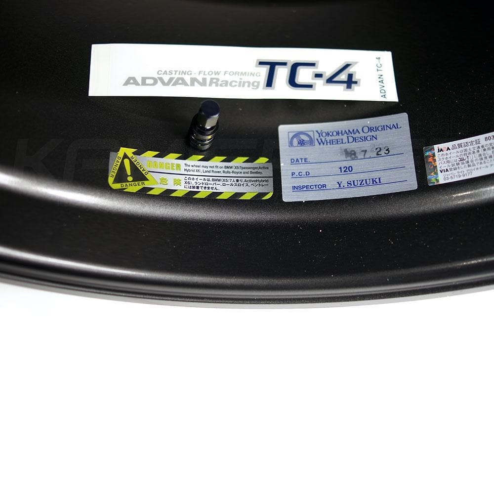 Advan Racing TC-4 18x9.5 +35 5-114.3 Racing Gunmetallic 15+ WRX