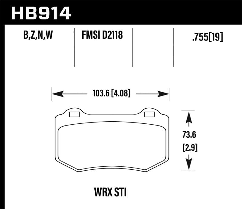 2018 sti brembo on sale brake pads