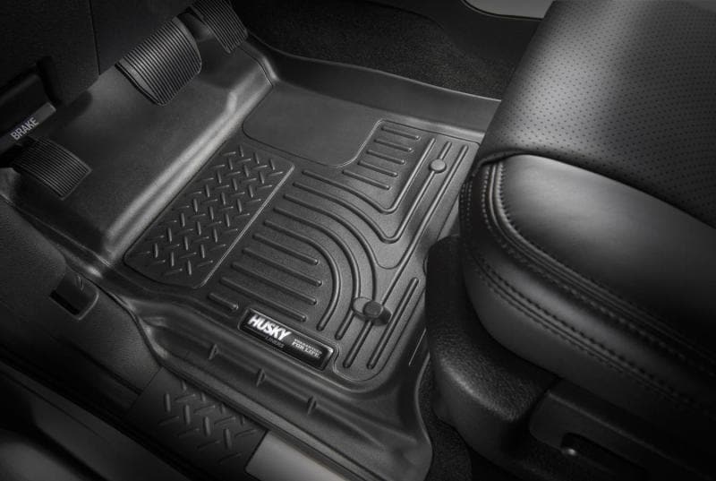 Husky Liners 17-21 Tesla 3 Weatherbeater Front & 2nd Seat Floor Liners - BlackHusky Liners 17-21 Tesla 3 Weatherbeater Front & 2nd Seat Floor Liners - Black